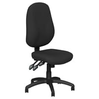 O.B Series Office Chair Fabric Seat Black Base Black