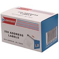 GoSecure Self Adhesive Address Labels 6 Packs of 250 PB02278