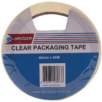 Go Secure Packaging Tape Clear 50mmx66m Pack of 6 PB02297