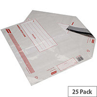 Go Secure Extra Strong Polythene Envelopes 345x430mm Pack of 25 PB08220