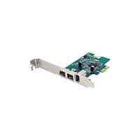 StarTech 3 Port 2b 1a 1394 PCI Express FireWire Card Adapter 2 x 9-pin Female IEEE 1394b FireWire External