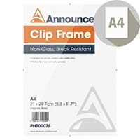 Announce A4 Clip Frame PHT00075