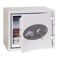 Phoenix Titan FS1281K Fire & Security Safe with Key Lock White 19L
