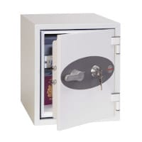 Phoenix Titan FS1282K Fire & Security Safe with Key Lock Size 2 White
