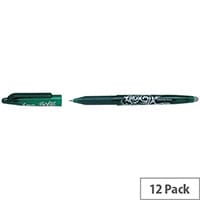 Pilot Frixion Rollerball Green Pack of 12 224101204