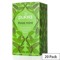 Pukka Three Mint Tea Organic Bags (Pack of 20) P5025