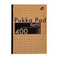 Pukka Pad Refill Pad 400 pages A4 Pack of 5 9568-KRA