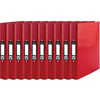 Pukka Brights Ringbinder A4 Red Pack of 10 BR-7766