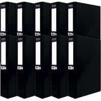 Pukka Brights Box File Foolscap Black Pack of 10 BR-7773