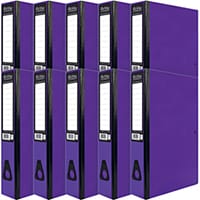 Pukka Brights Box File Foolscap Purple Pack of 10 BR-7778