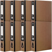 Pukka Recycled Box File Kraft Pack of 8 RF-9487