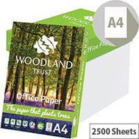 Woodland Trust A4 Office Paper 75gsm Pack of 2500 WTOA4