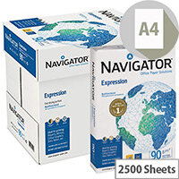 Navigator Expression Printer Paper A4 90gm White 2500 Sheets
