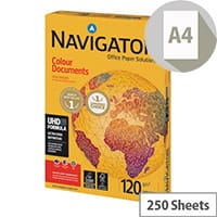 Navigator Colour Documents A4 Paper 120gsm Pack of 250 NAVA4120