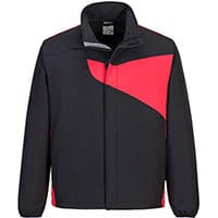 Portwest PW271 PW2 Softshell Jacket Black & Red XXL