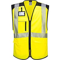 Portwest PW309 PW3 Executive Vest Yellow & Black XL