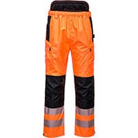 Portwest PW342 PW3 Hi-Vis Extreme Trousers Orange & Black Medium