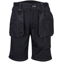 Portwest PW345 PW3 Holster Work Shorts Black Size 40