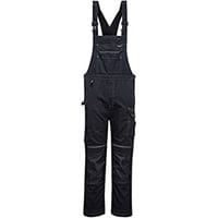 Portwest PW346 PW3 Urban Work Bib & Brace Overall Black Small