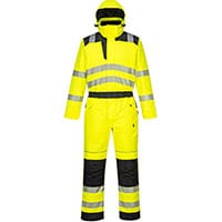 Portwest PW352 PW3 Hi-Vis Winter Coverall Yellow & Black XL