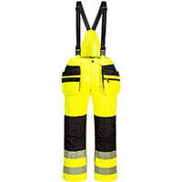 Portwest PW356 PW3 Hi-Vis Rain Trousers Yellow/Black Size XL Regular Fit