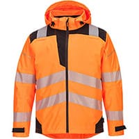 Portwest PW360 PW3 Extreme Rain Jacket Orange & Black XXL
