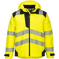 Portwest PW360 PW3 Extreme Rain Jacket Yellow & Black XL