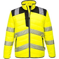 Portwest PW371 PW3 Hi-Vis Baffle Jacket Yellow & Black XL