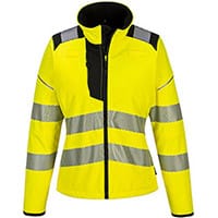 Portwest PW381 PW3 Hi-Vis Women's Softshell Yellow & Black XXL