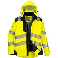 Portwest PW382 PW3 Women's Winter Jacket Yellow & Black XL