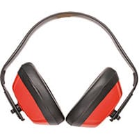 Portwest PW40 Classic Ear Muffs EN352 Red