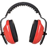 Portwest PW48 Classic Plus Ear Protector Red