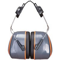 Portwest PW62 HV Ear Muff - Helmet Mounted Grey & Orange