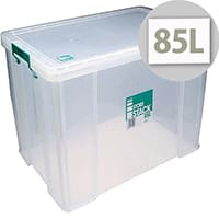 StoreStack 85L Plastic Storage Box W660xD440xH390mm RB11090
