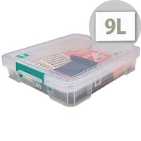 StoreStack 9 Litre Box Clear W430 x D360 x H90mm RB75897