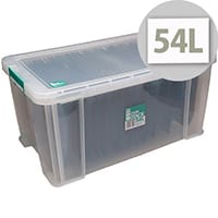StoreStack 54 Litre Box Clear W640 x D380 x H310mm RB77234