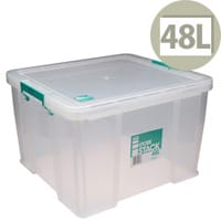 StoreStack 48 Litre Storage Box Clear W490xD440xH320mm RB90125