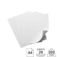 RDI Office Card A4 White 205gsm Pack of 20 Sheets
