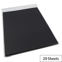 RDI Office Black A4 Card Paper 210gsm Pack of 20 Sheets