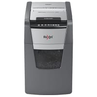 Rexel Optimum Auto Feed+ 150 Sheet Automatic Micro Cut Paper Shredder, P-5 Security, Some Office Use, 44 Litre Removable Bin, 2020150M