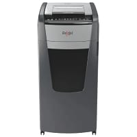 Rexel Optimum Auto Feed+ 600 Sheet Automatic Micro Cut Paper Shredder, P-5 Security, 110 Litre Removable Bin, Castor Wheels, 2020600M