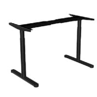 Rounde Single Electric Height Adjustable Frame Black - Suitable for desktop width 1200,1400,1600,1800mm