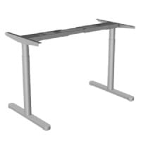 Rounde Single Electric Height Adjustable Frame Silver - Suitable for desktop width 1200,1400,1600,1800mm