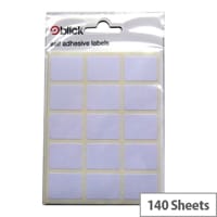 Blick White Labels 19x25mm (2100 Labels)