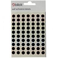 Blick 20 Bag Labels 8mm Black 20 x 490 Labels (9800 Total) RS001751