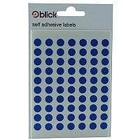 Blick 20 Bag Labels 8mm Blue 20 x 490 Labels (9800 In Total) RS002055