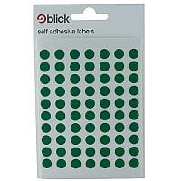 Blick 20 Bag Labels 8mm Green 20 x 490 Labels (9800 In Total) RS002659
