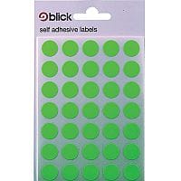 Blick Label Fluorescent Bag 13mm Green 20 x 140 Labels (2800 in Total) RS004158
