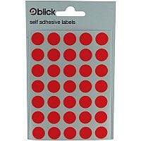 Blick Label Bag 13mm Red 20 x 140 Labels (2800 in Total) RS004554