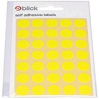 Blick Label Fluorescent Bag 13mm Yellow 20 x 140 Labels (2800 in Total) RS004752